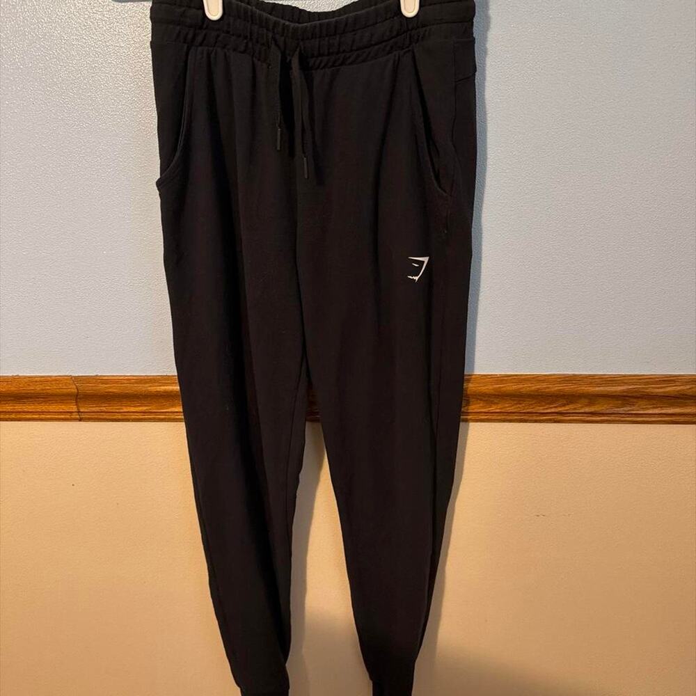 Black Gymshark Joggers Size Small